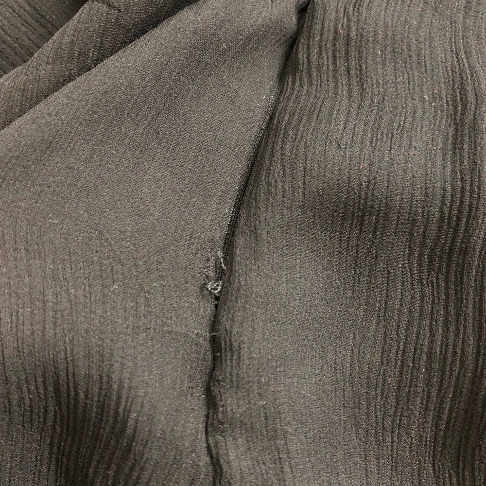 Alberto Makali front ruffles crinkle sheer dress - Picture 9 of 10